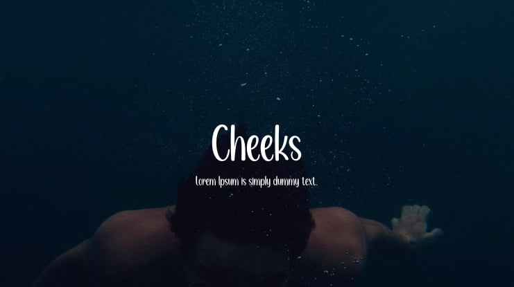 Cheeks Font