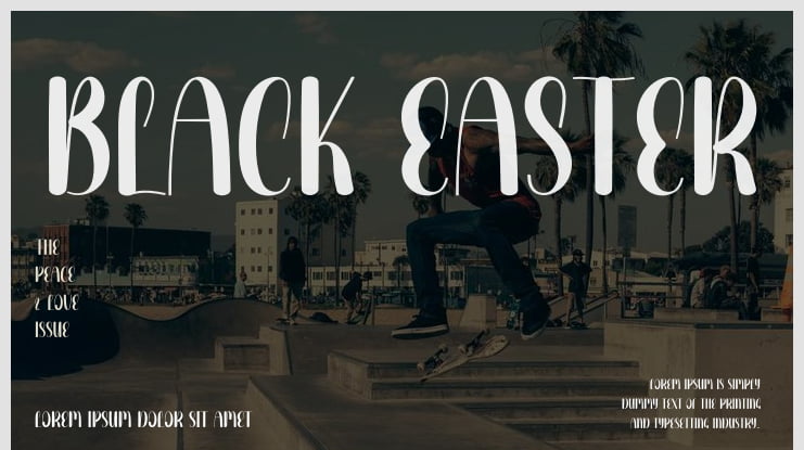 Black Easter Font