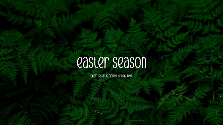 Easter Season Font