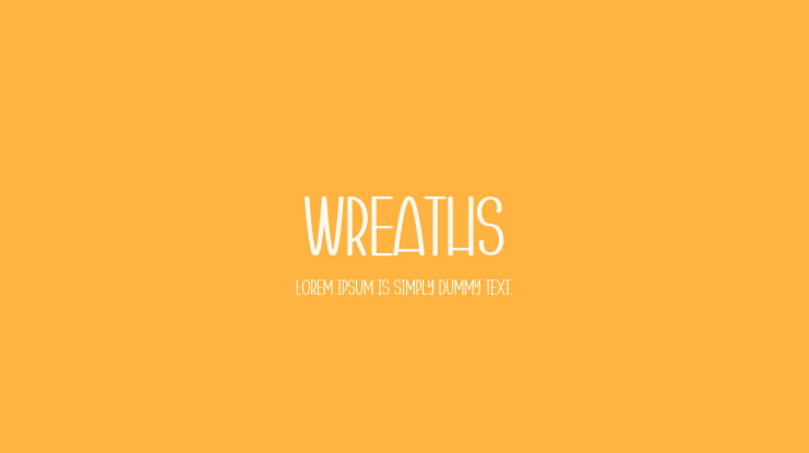 Wreaths Font