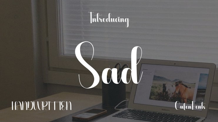 Sad Font