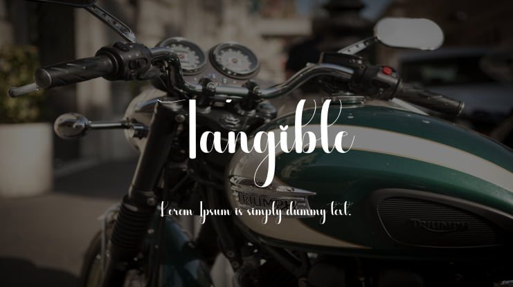 Tangible Font