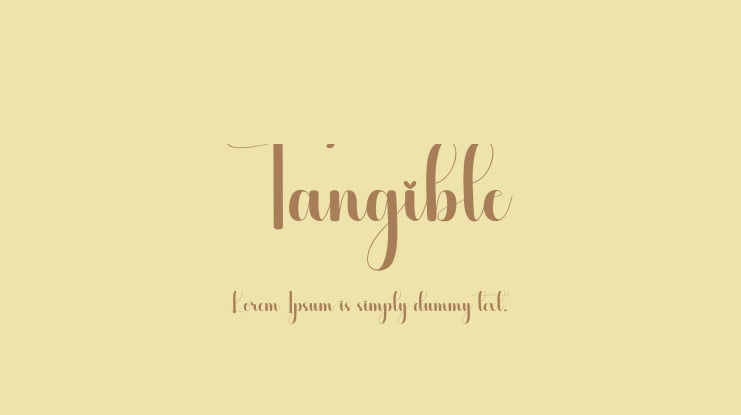 Tangible Font