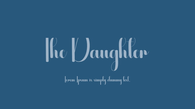 The Daughter Font