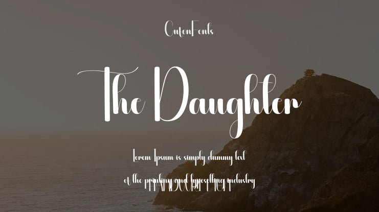 The Daughter Font