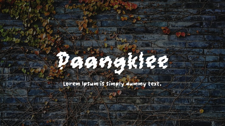 Paangklee Font