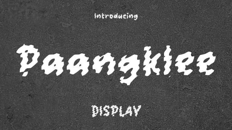 Paangklee Font