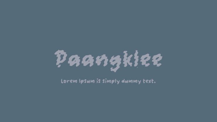 Paangklee Font