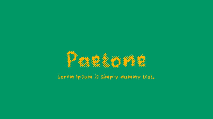 Paetone Font