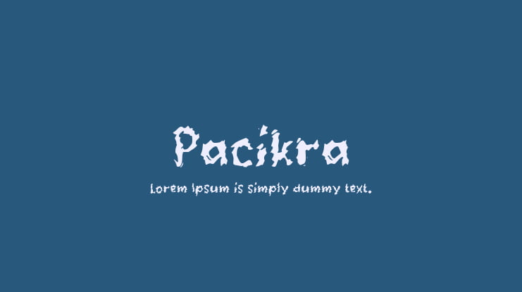 Pacikra Font