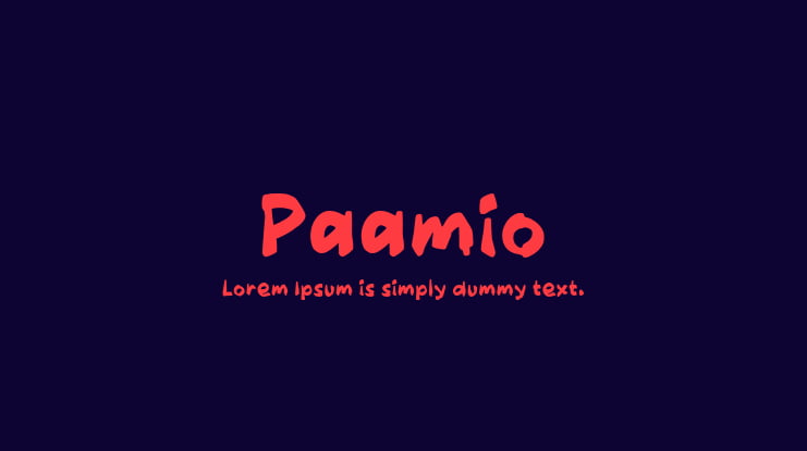 Paamio Font