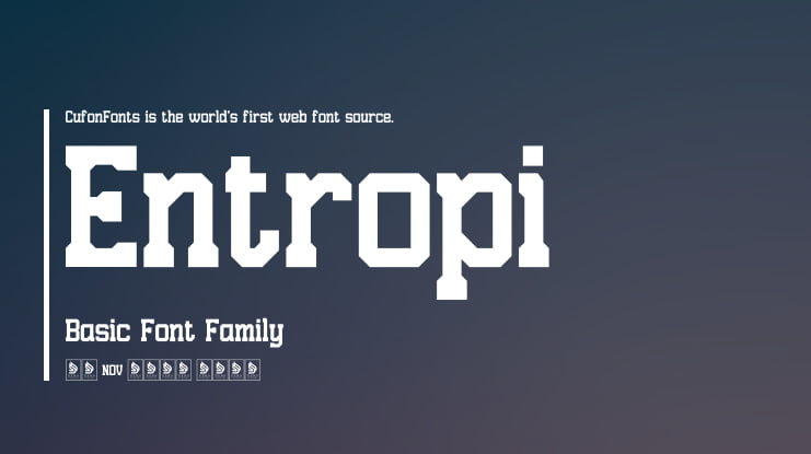 Entropi Basic Font