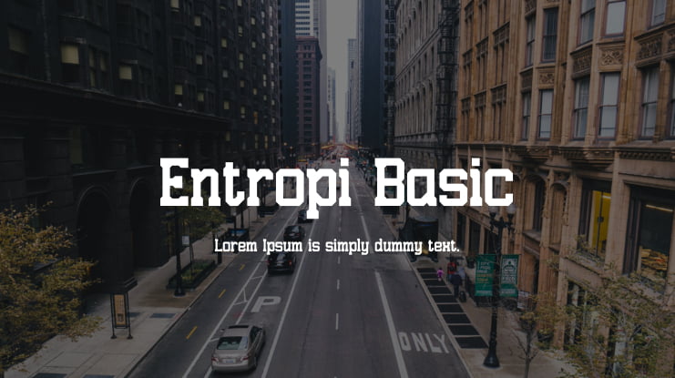 Entropi Basic Font