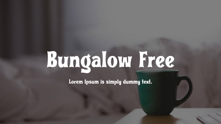 Bungalow Free Font