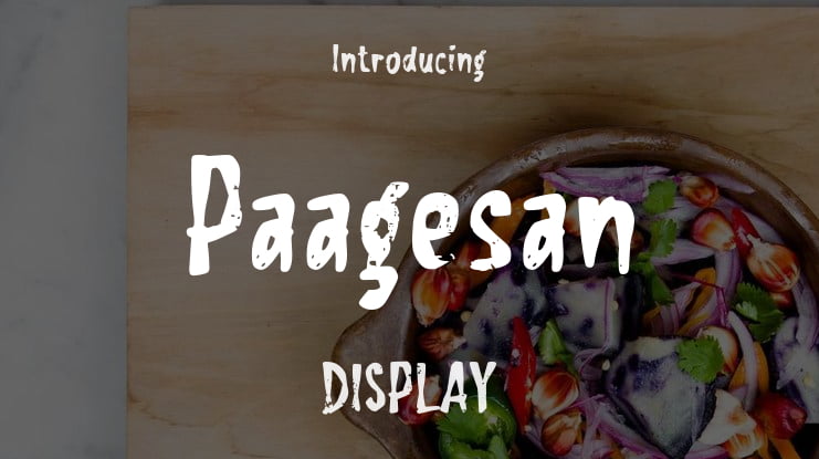 Paagesan Font