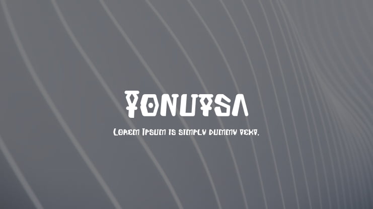 Tonutsa Font