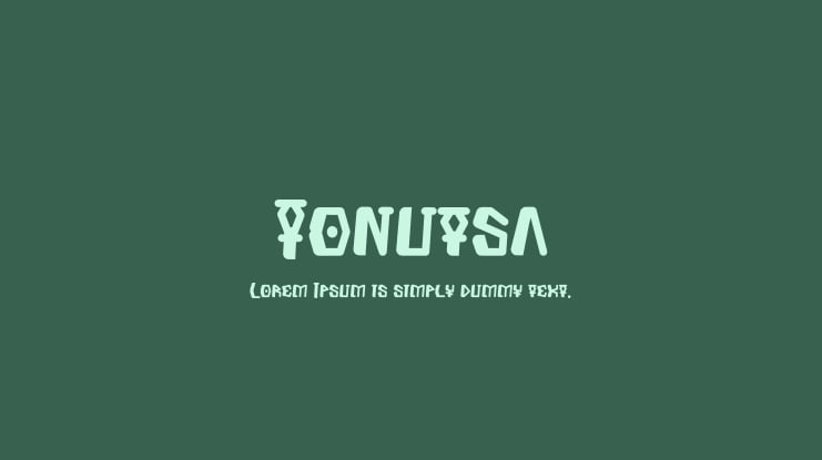 Tonutsa Font