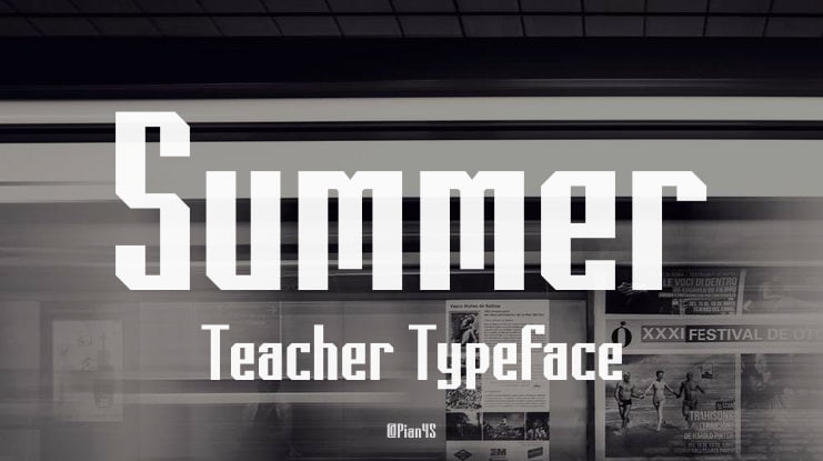 Summer Teacher Font