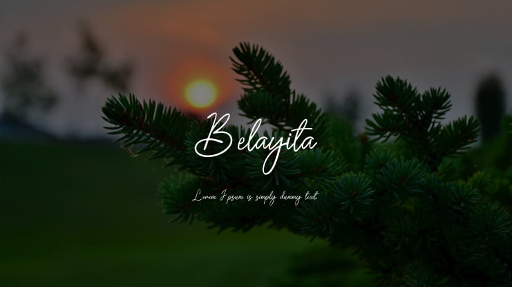 Belayita Font