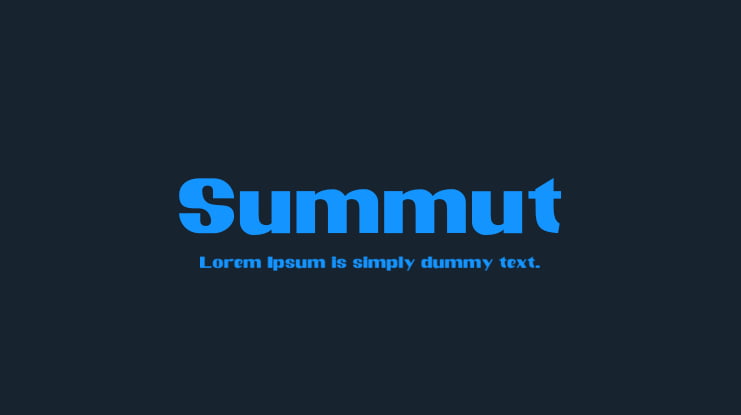 Summut Font