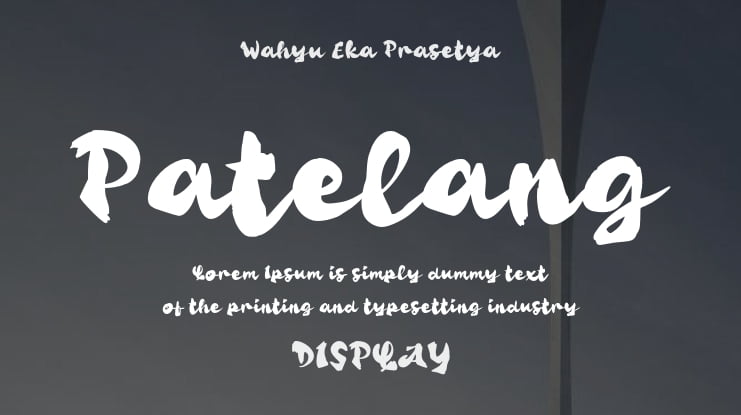 Patelang Font