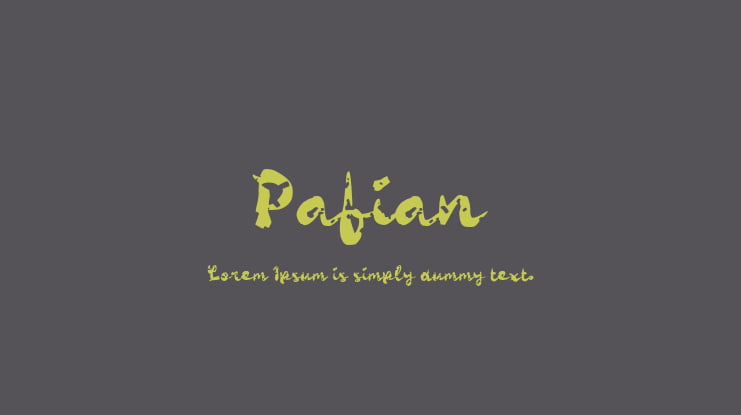 Pafian Font