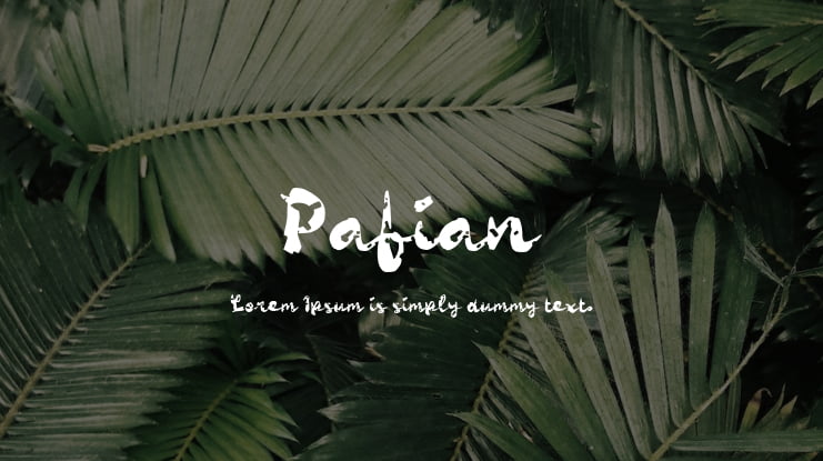 Pafian Font