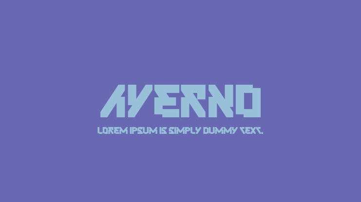 Averno Font