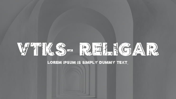 VTKS- RELIGAR Font