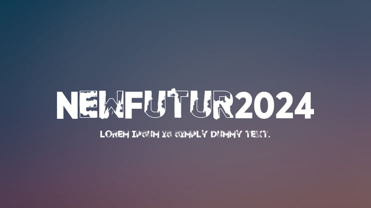 NewFutur2024 Font