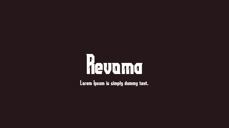 Revoma Font