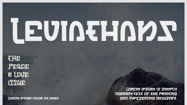 Leviathans Font