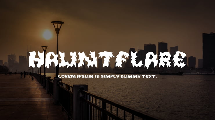 Hauntflare Font