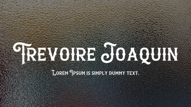 Trevoire Joaquin Font