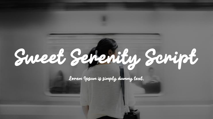 Sweet Serenity Script Font