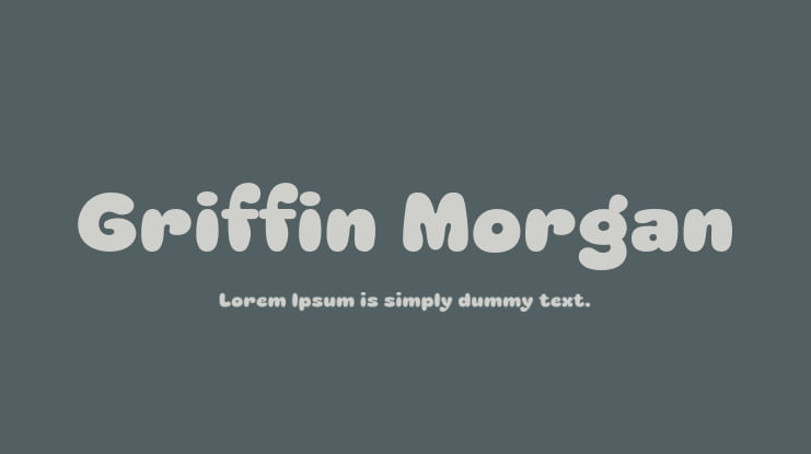 Griffin Morgan Font