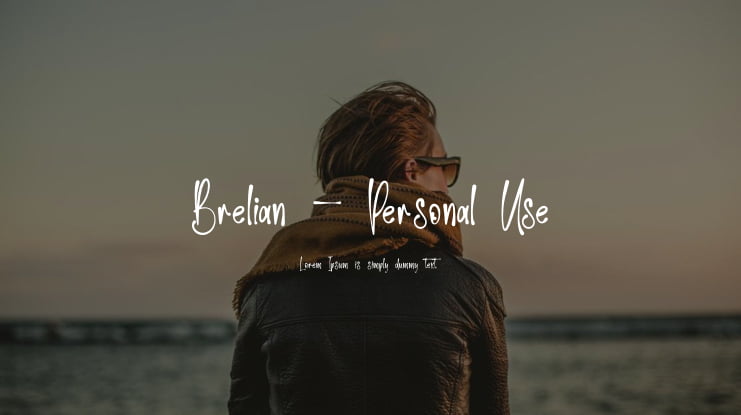 Brelian - Personal Use Font