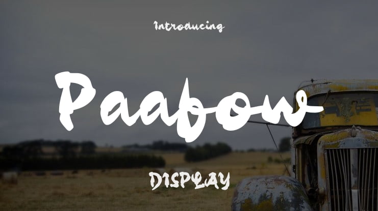 Paafow Font