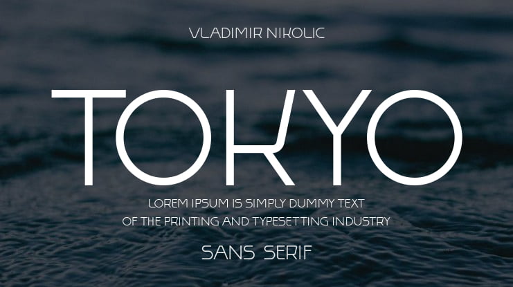 Tokyo Font