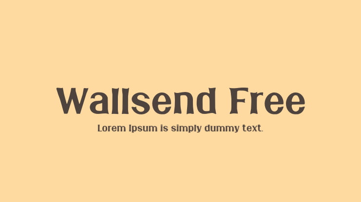 Wallsend Free Font