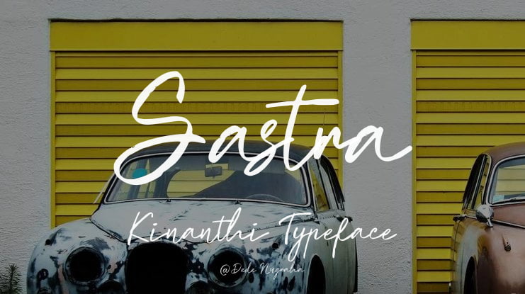 Sastra Kinanthi Font