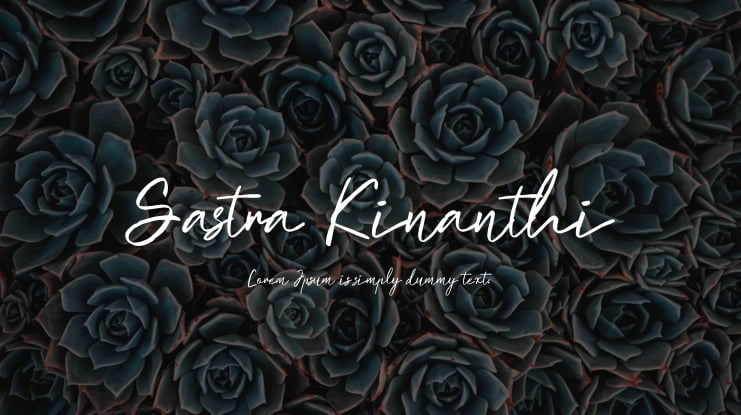 Sastra Kinanthi Font