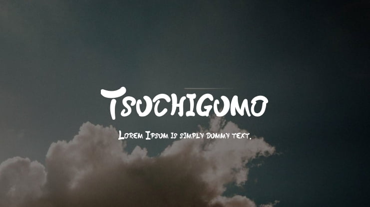 Tsuchigumo Font