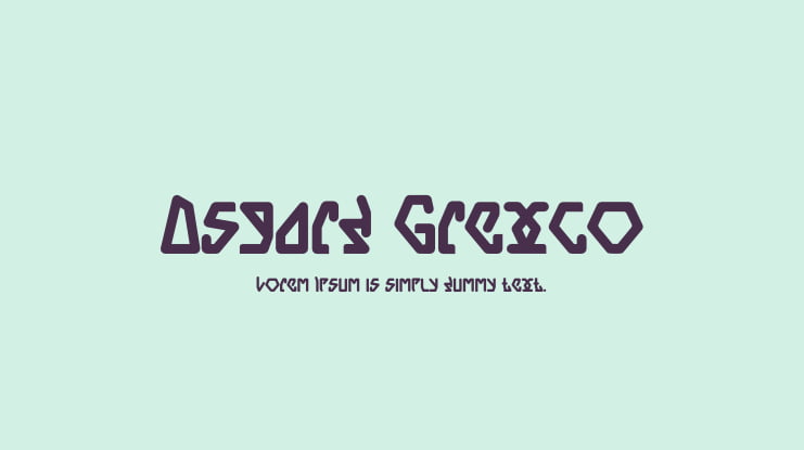 Asgard Grexco Font