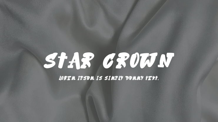 Star Crown Font