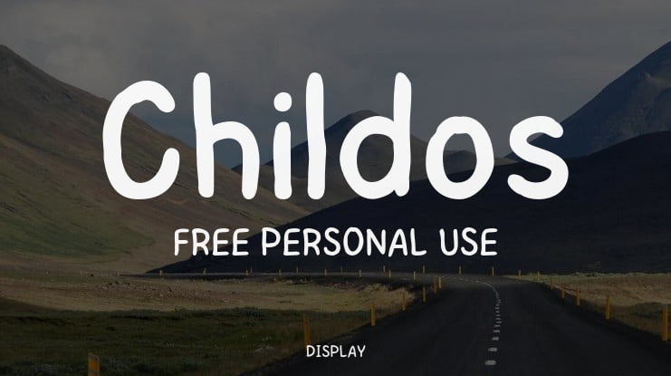 Childos FREE PERSONAL USE Font Family