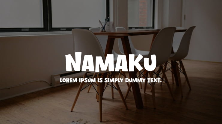 Namaku Font