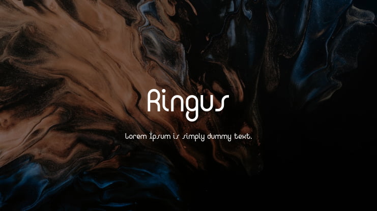 Ringus Font Family