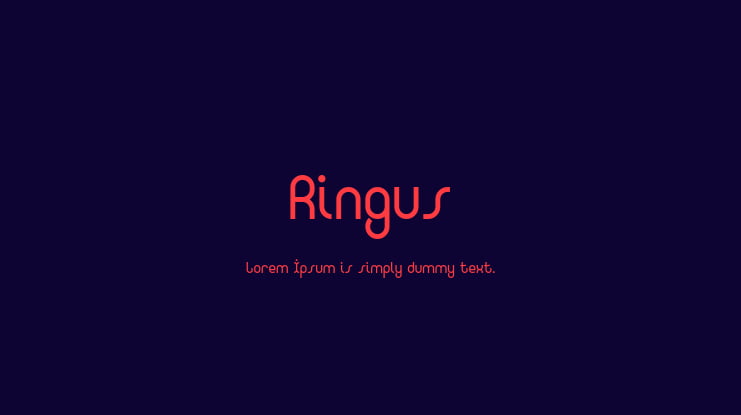 Ringus Font Family