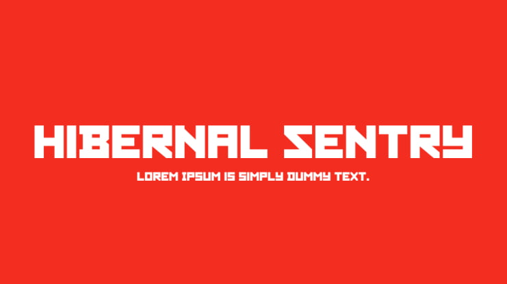 Hibernal Sentry Font Family